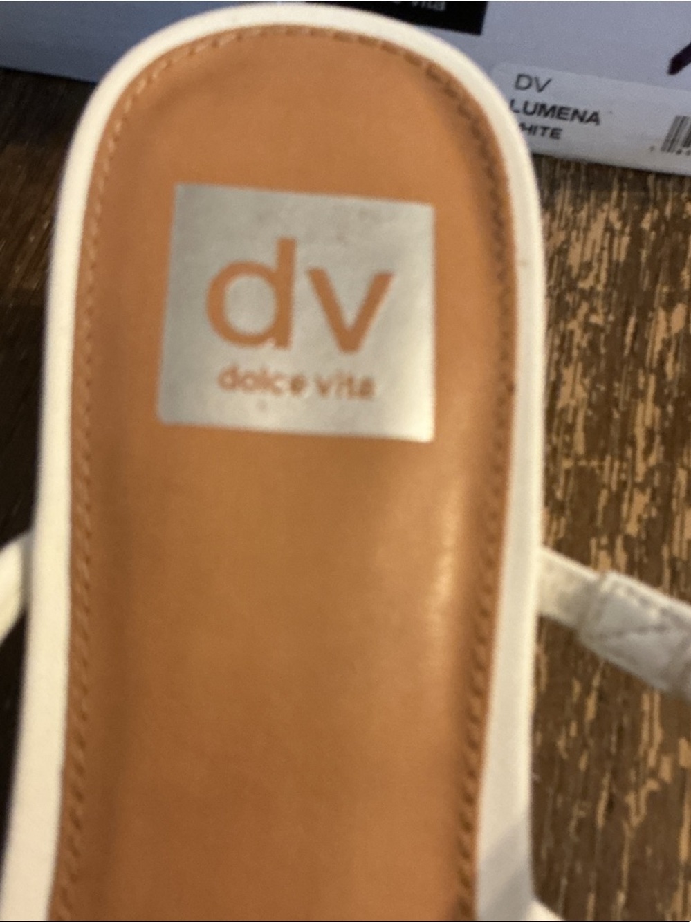 Dolce Vita White Multi-Strap Block Heel Sandals - Picture 6 of 6
